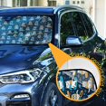 thumbnail image 3 of Cool Cats on Surfboard Car Windshield Sun Shade Foldable Car Front Window Visor Heat and UV Protection 57x31.5, 3 of 8