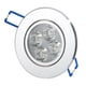 thumbnail image 4 of Bewildely Foco empotrable de luz de techo LED regulable de 4 * 3W Luz blanca fría 100-140V Iluminación y accesorios Frío Bewildely HA024488-01, 4 of 6