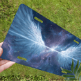 thumbnail image 5 of 1 Pcs 2D Flat License Plate Covers & Frames, Cosmic Wings For Decorative Front, Waterproof For Decoration Aluminum License Plate Covers & Frames Cover For Men Women, 12" X 6", 5 of 6
