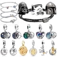 thumbnail image 2 of Star Wars Plata De Ley 925 Silver Original Beads Disney Tinkerbell Charms for Pandora Star Wars Bracelet DIY Jewelry Women GiftChina Gao Jinjia LED, 2 of 2