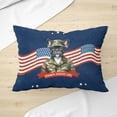 thumbnail image 3 of Happy Father's Day Honoring Veterans French Bulldog in Army Uniform Pillow Cushion Double Sided Dog Lover Gifts Throw Pillow - 13007, 3 of 4
