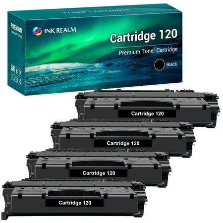 CRG120 Toner Cartridge Compatible for Canon 120 ImageClass D1120 D1150 D1170 D1180 D1320 D1350 D1370 D1520 D1550 MF6680DN Satera MF417dw Printer Ink (Black, 4-Pack)