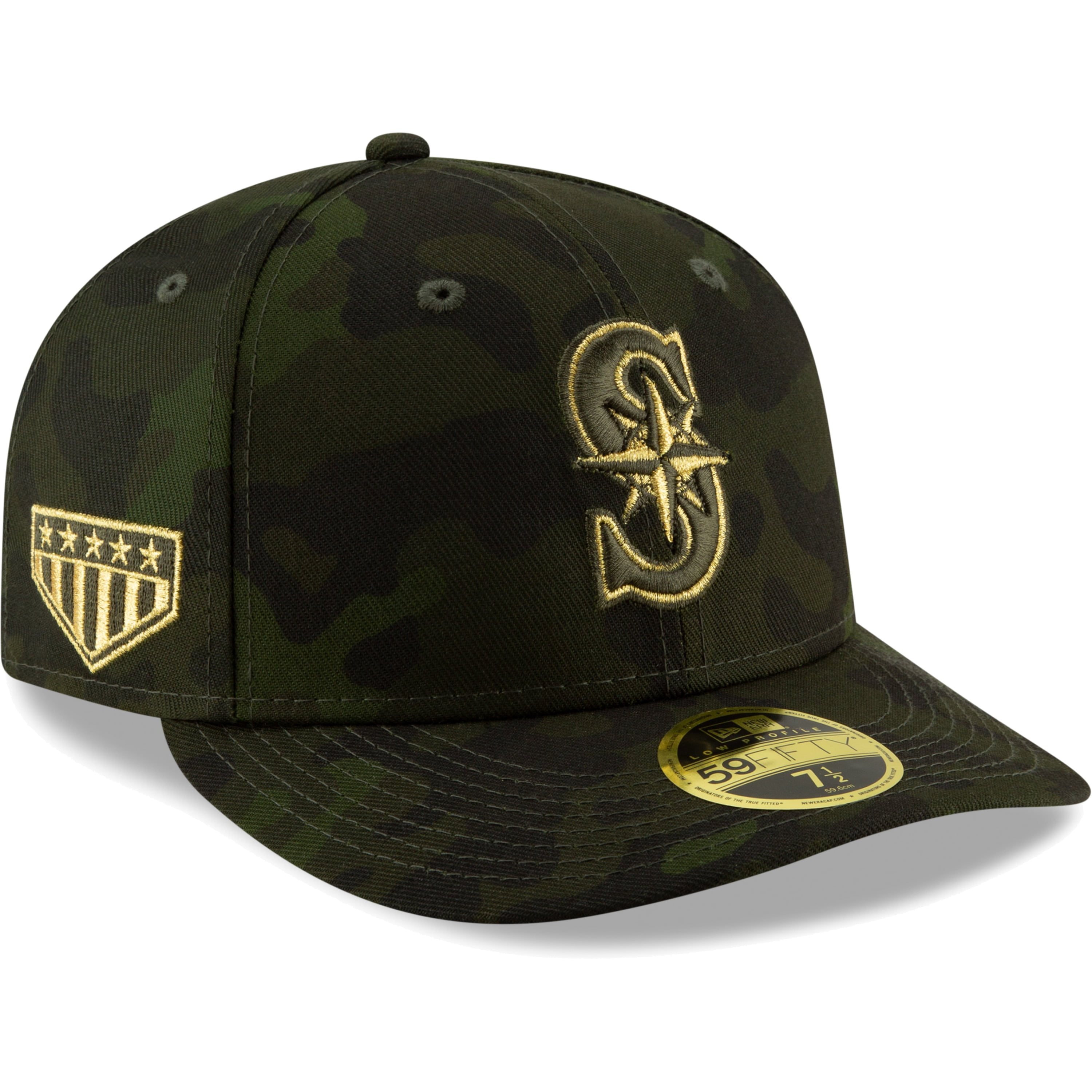 Seattle Mariners New Era MLB Armed Forces Day OnField Low Profile