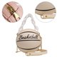 thumbnail image 3 of Mini cartera con cadena en forma de baloncesto para mujer, bolso de mensajero de un hombro Adepaton BST2000935-3, 3 of 6