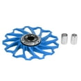thumbnail image 1 of Bicycle Rear Derailleur Wheel, Ceramic Ball Reduce Friction Prevent Chain Off Bike Rear Derailleur Roller  For Mountain Bike Blue, 1 of 1