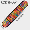 thumbnail image 3 of Dailycode Double Sided Oven Mitt with Loop Heat Resistant Kitchen Long Potholders 7" x 35" Abstract Colorful Art Crowd, 3 of 6
