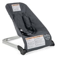 thumbnail image 3 of Gymax Folding Infant Bouncer Portable Baby Rocker w/ Breathable Backrest Aluminum Dark Gray, 3 of 9