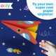 thumbnail image 5 of Libro de avión de papel, oleo, bricolaje, con 24 aviones y pegatinas, 5 of 6