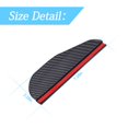thumbnail image 2 of 2PCS Car Rear View Mirror Rain Visor Guard, Carbon Fiber Car Side Mirror Rain Eyebrow, Waterproof Auto Mirror Rain Visor Smoke Guard, Universal for Cars, Truck and SUV,Black, 2 of 7