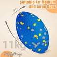 thumbnail image 2 of Pelota de rugby duradera Dog Toy Moonorange de 4.7 pulgadas, azul, 2 of 6