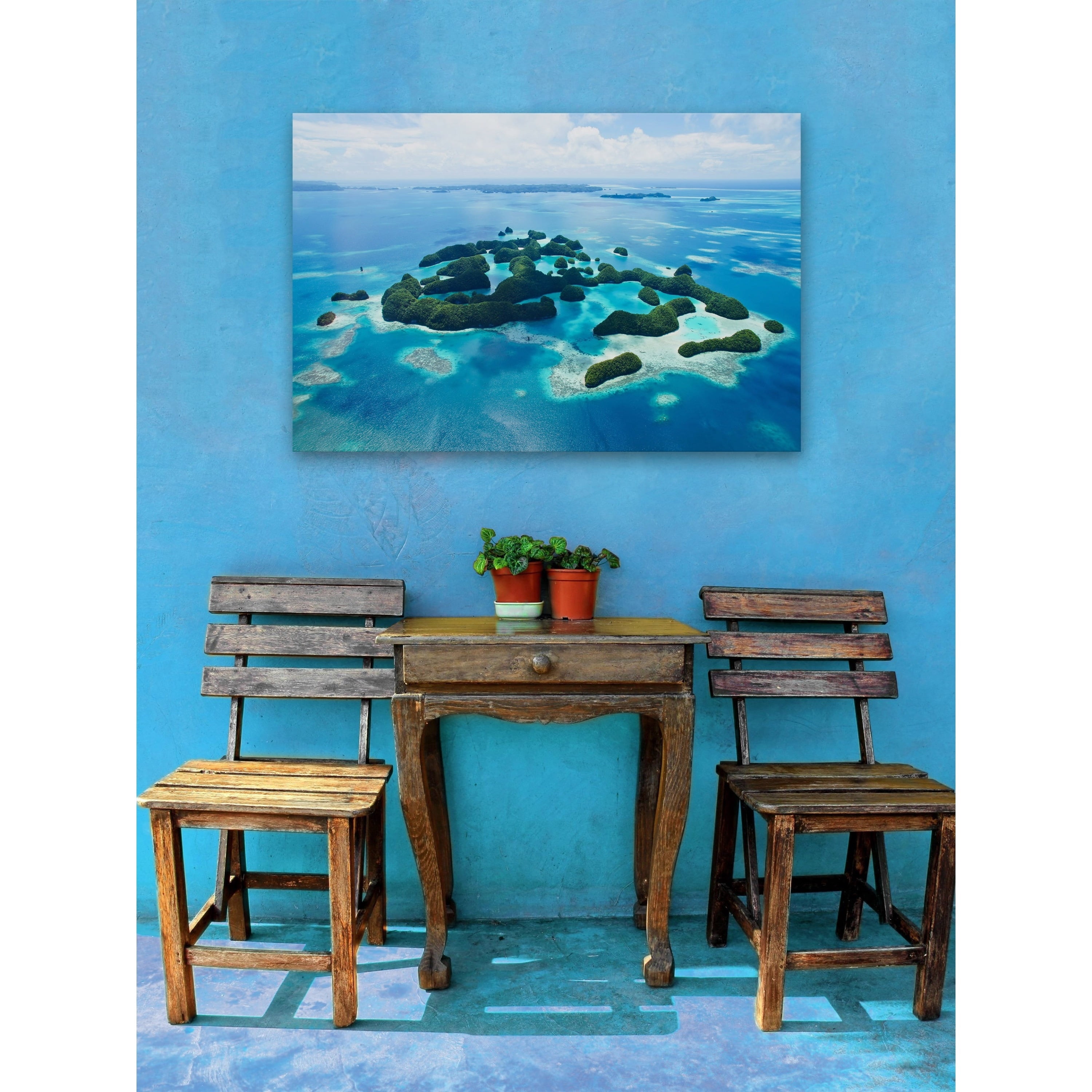 Marmont Hill "Tiny Islands" Painting Print on Wrapped Canvas