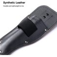 thumbnail image 4 of Fundas para tijeras de podar, funda para tijeras de podar de cuero PU, funda para herramientas de tijeras de jardín con banda elástica, accesorio para cinturón multifuncional con clip, negro esquí esquí Gafas de esquí, 4 of 5