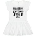 thumbnail image 3 of Inktastic Mississippi Awesome Since 1836 Girls Toddler Dress, 3 of 5