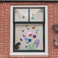 thumbnail image 4 of Guardoinrt Flower Insects Wall Sticker Room Window Anti-static Double-sided Visual Decals Furniture Door House Interior Decor, 4 of 6