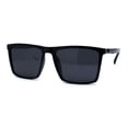 thumbnail image 2 of Polarized Mens Hipster Gentlemans Thin Horn Rim Sunglasses Shiny Black, 2 of 4