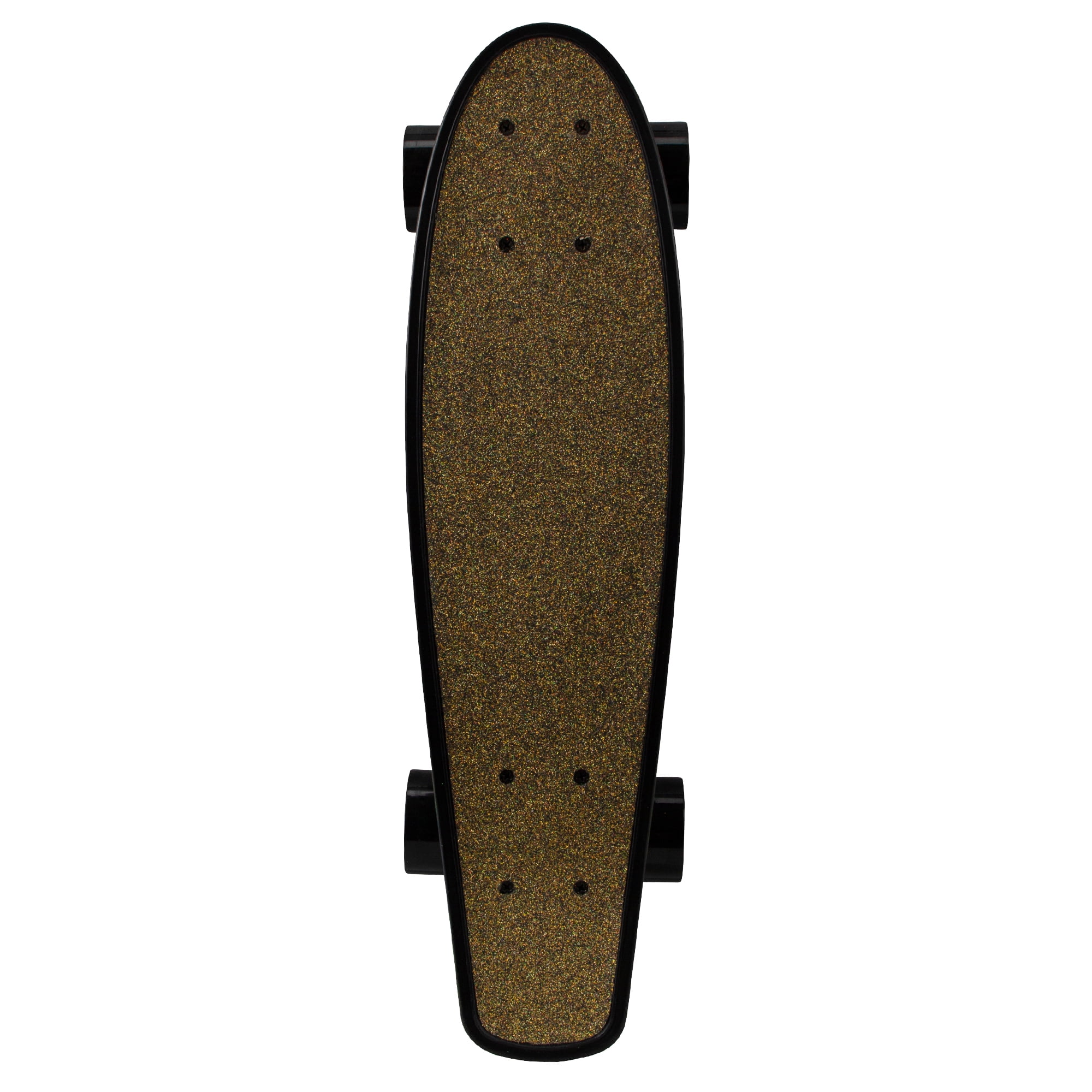 Kryptonics Original Torpedo Complete Skateboard (22.5" x 6"), Double Rainbow