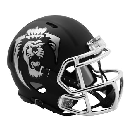 Old Dominion Monarchs Matte Black Riddell NCAA Speed Mini Helmet