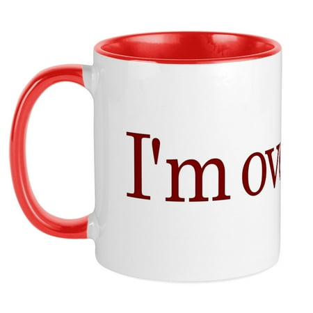 

CafePress - I m Over It Mug - Ceramic Coffee Tea Novelty Mug Cup 11 oz