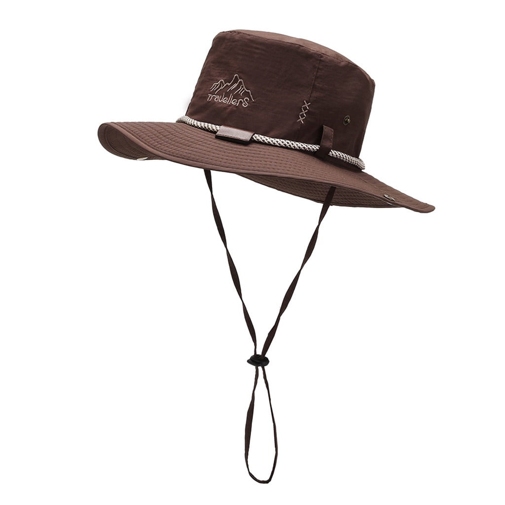 Super Wide Brim Bucket Hat Waterproof Sun Hat for Fishing Hiking