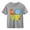 Gray, variant on Piuwrlz Girls Short T-Shirts Kids Graphic Shirts Tops Cotton Pullover Pink Size 3 Years