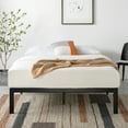 thumbnail image 3 of Mellow Rocky Base E Metal Platform Bed with Patented Wide Steel Slats, Black, California King, 3 of 10