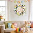 thumbnail image 5 of Easter Egg Wreath,13.7inch Artificial Easter Wreath for Front Door, with Pastel Eggs and Mixed Twigs, Easter Decorations,Farmhouse Spring Decoration, 5 of 7