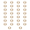 thumbnail image 2 of 30 piezas de puertas de jardín de hadas de madera, decoración de pared para ventanas, sin pintar, madera pintada a mano 7 cm, 2 of 8