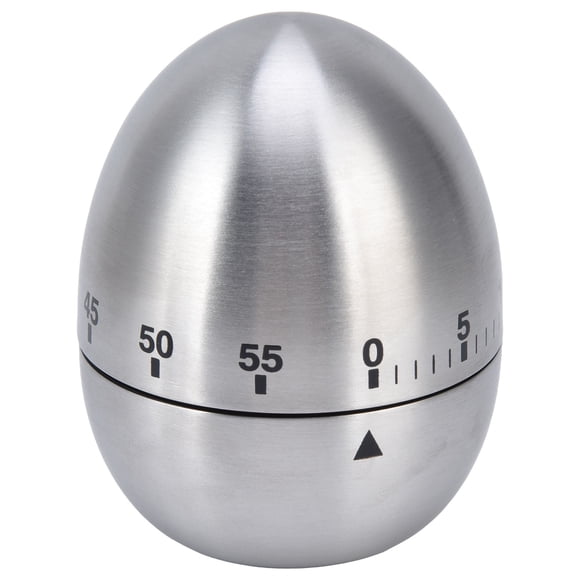 Timing Reminder, Stainless Steel Egg Shaped High Decibel Ringtone Alert Cooking Timer For Kitchen For Home