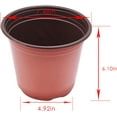 thumbnail image 4 of Plastic Plant Flower Pots Nursery Seedlings Pot Plant 100Pcs, 4 of 13
