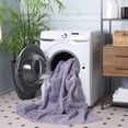 thumbnail image 4 of Safavieh Easy Care Crane Geometric Machine Washable Area Rug, Lilac, 8' x 10', 4 of 12