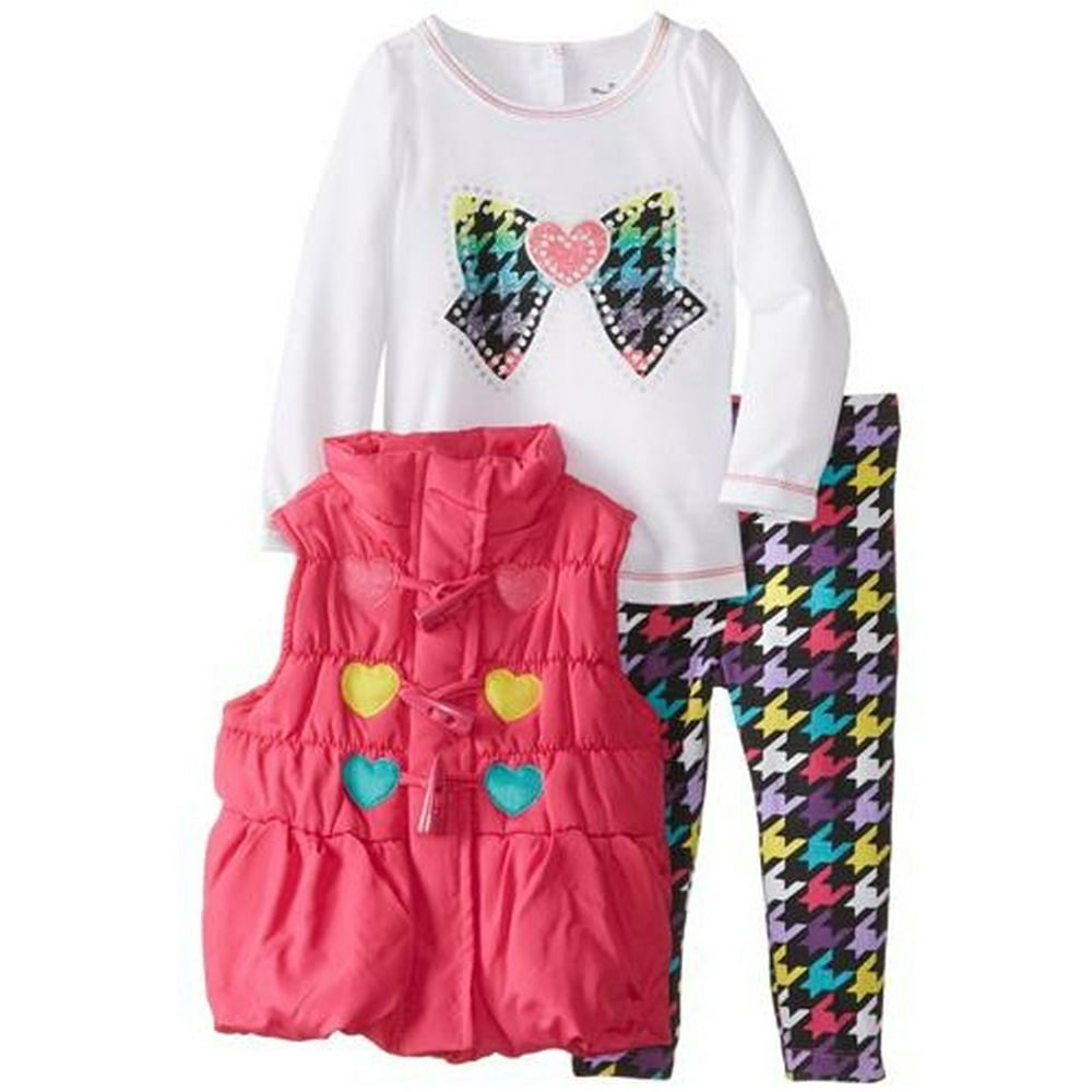 Kids Headquarters Kids Headquarters Girls 1224 Months Heart 3piece