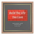 thumbnail image 4 of Inspire and Bloom! INB: Build The Life You Love! Framed Wall Art - Slate, Inspirational Wall Art, Vibrant Decor for Home and Work Spaces, 4 of 8