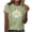 Green, variant on BUIGTTKLOP T-Shir for Women Short Sleeved Top Round Neck Tshirt Graphic Print Summer Tees 2026