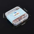 thumbnail image 7 of 16 Pcs 4 Sizes Adjustable Ring Bases DIY Finger Rings Making Kits Blank Finger Rings with 6mm/8mm/10mm/12mm Glass Cabochons Rose Gold, 7 of 7