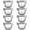 white-2cup-8pk, variant on 32oz Square Glass Food Storage Jars B-4cup, 4 Pack
