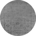 thumbnail image 1 of Ahgly Company Indoor Round Oriental Gray Industrial Area Rugs, 8' Round, 1 of 4