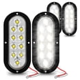 thumbnail image 1 of Kit de luces traseras TRUE MODS, LED ovaladas de 15 cm, blanco transparente, 1 of 7