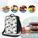 thumbnail image 4 of Disketp Hawaii Palms Bolsa Térmica Estampada para Almuerzo, Lonchera para Hombres y Mujeres Adultos, 4 of 7