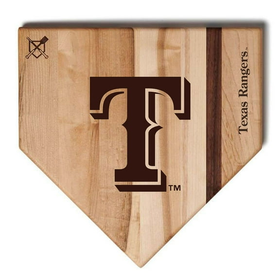 Baseball BBQ Texas Rangers 12'' x 12'' Home Plate Cutting Board