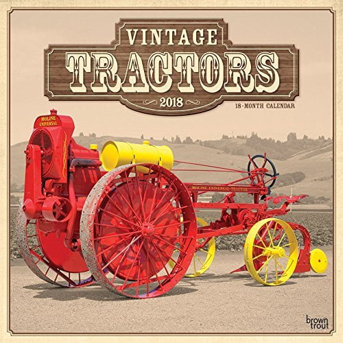 Vintage Tractors 2018 Calendar