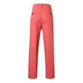 thumbnail image 7 of COMVALUE Men's Chinos Casual Business Dress Pants Slim Fit Skinny Stretch Flat-Front Lightweight Comfort Slacks with Pockets (Pink, S), 7 of 7