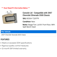 thumbnail image 2 of Console Lid - Compatible with 2007 Chevy Silverado 3500 Classic, 2 of 2