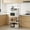 White-M/WHM, variant on Rolling Storage Cart Multi Layer Bathroom Kitchen Rack with 360 Degree Wheels Utility Shelf for Toiletries Towels Snacks Laundry Closet Pantry Dorm Room Garage Home Organization Rack