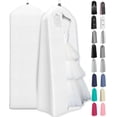 thumbnail image 1 of Your Bags Wedding Dress Garment Bag - Garment Bags for Travel & Hanging Clothes or Storage Preservation - 72" Wedding Dress Bag for Gowns Long with 20" Gusset for Puffy Bridal Gowns Cover - White, 1 of 9