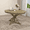 Natural Wood Wash, variant on Functional Extendable Dining Table with a 12" Leaf for Dining Room and Living Room, Espresso
