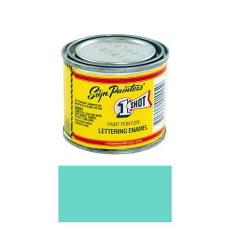 1/4 Pint 1 Shot AQUA Paint Lettering Enamel Pinstriping ...