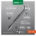 thumbnail image 5 of Spax #8 x 1-1/2 In. Flat Head Exterior Multi-Material Construction Screw (1 Lb. Box), 5 of 7