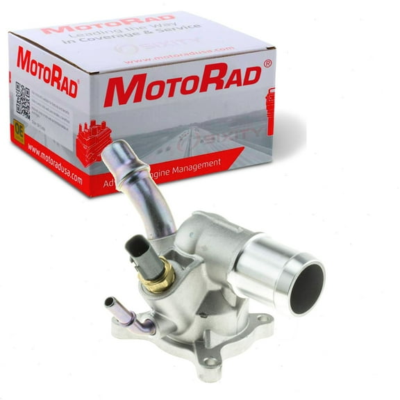MotoRad Coolant Thermostat Housing Assembly compatible with Jeep Cherokee 2014-2019