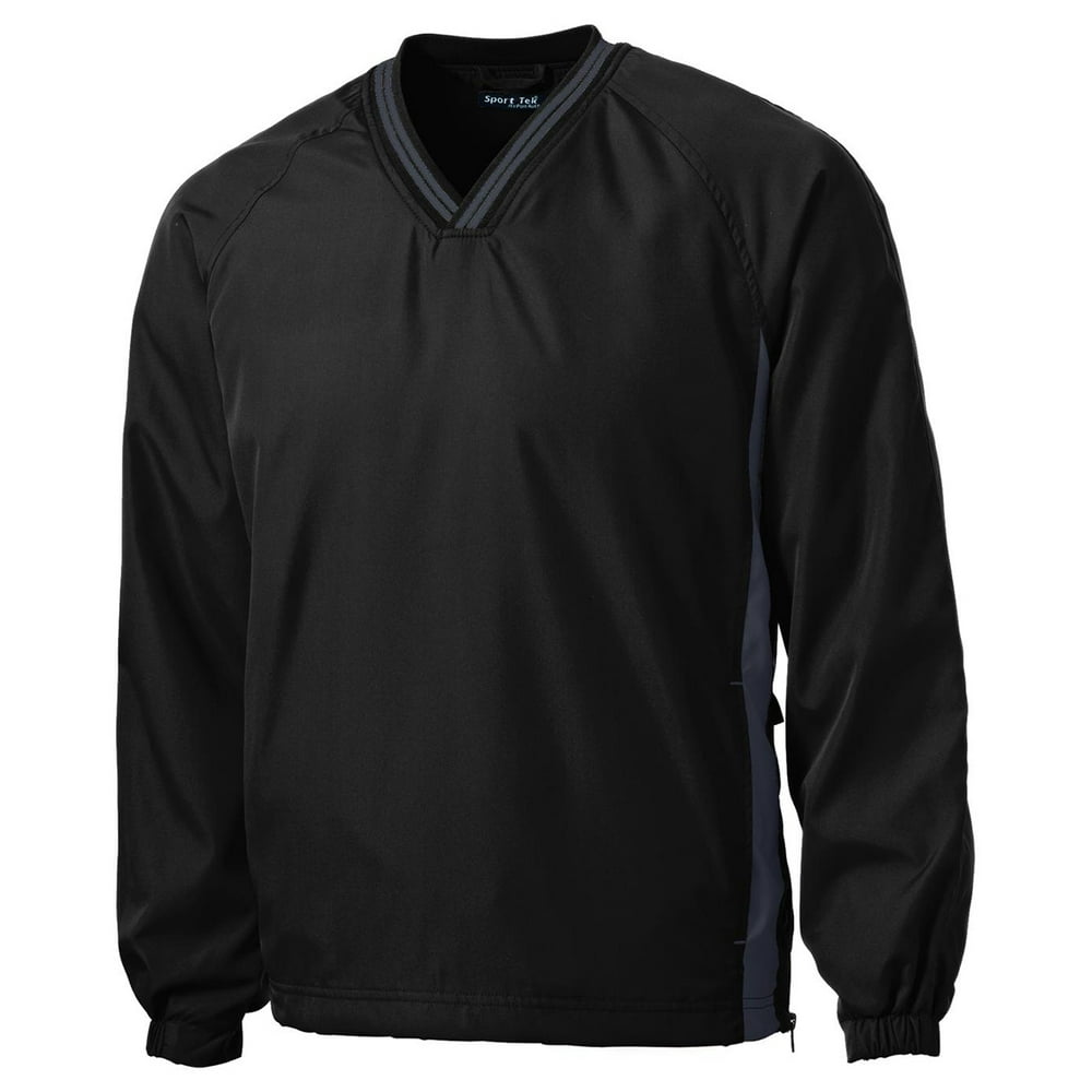Sport-Tek - Sport-Tek Men's Tipped V-Neck Raglan Wind Shirt - Walmart ...