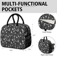 thumbnail image 6 of Lunch Bag Lunch Box for Women Reusable Insulated Lunch Bags,Water-Resistant Gothic Cooler Lunch Tote Bag, Large Capacity for Work Travel Picnic, 6 of 6